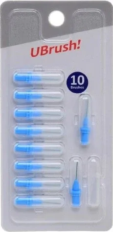 UBrush! - periuță de dinți interdentară - 0,5 mm albastru 1×10 bucăți — preț și oferte