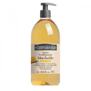 Sapun traditional de Marsilia cu parfum de Vanilie-Miere, 1000 ml, Le Comptoir du Bain