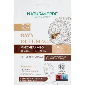 Naturaverde Mască hidratantă pentru față cu secret de melc
