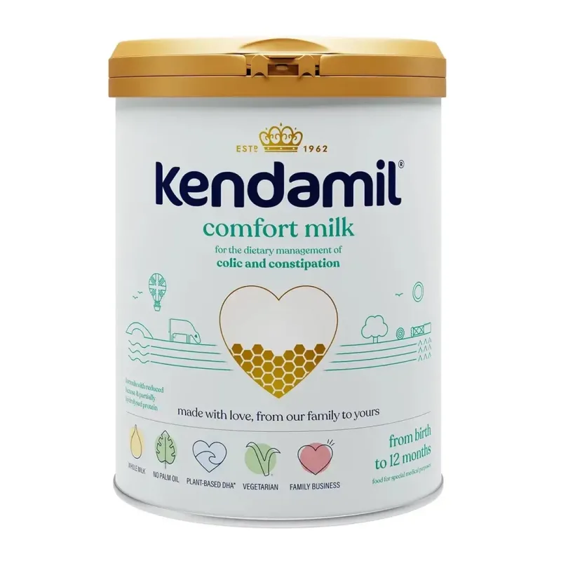 Kendamil Comfort, hrană cu dietă controlată pentru colici și constipație, de la naștere până la 12 luni, 800 g — preț și oferte