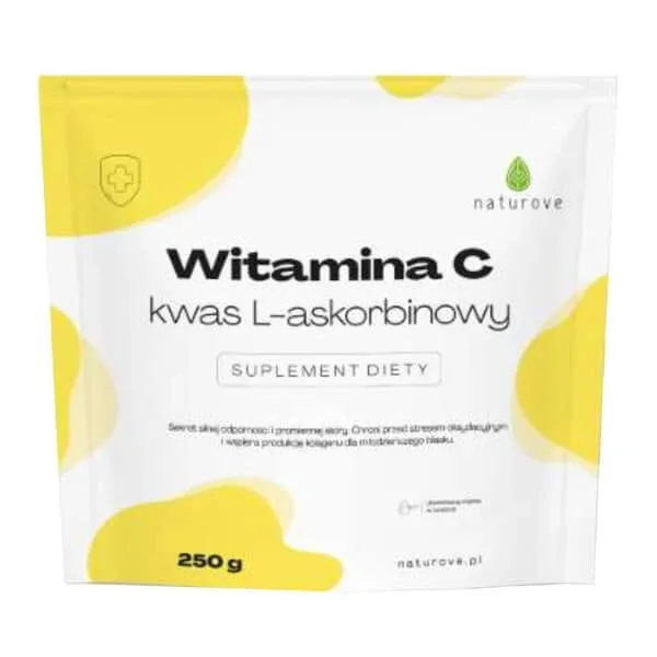 Naturove Vitamina C (acid l-ascorbic), pulbere, 250 g — preț și oferte