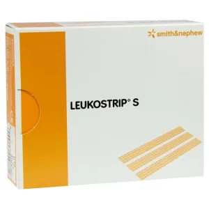 Leukostrip S – benzi pentru suturarea rănilor 6,4 x 76 mm, 50 x 3 buc.