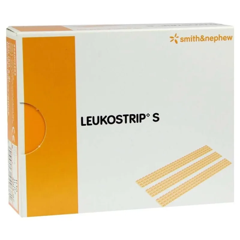 Leukostrip S – benzi pentru suturarea rănilor 6,4 x 76 mm, 50 x 3 buc. — preț și oferte