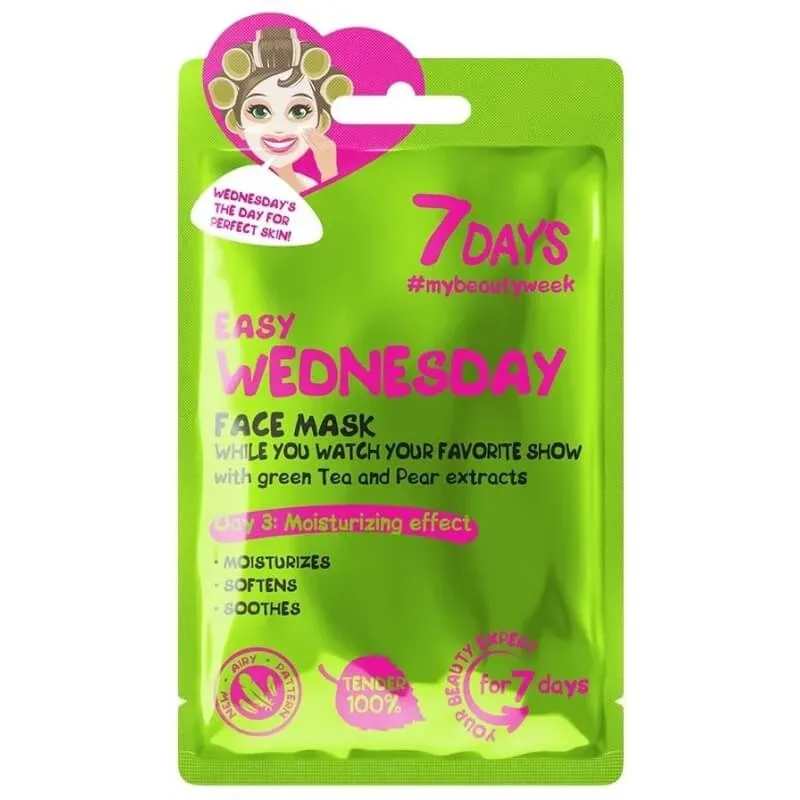 7days Easy Wednesday – mască facială hidratantă și elasticizantă, 28 g — preț și oferte