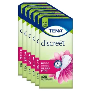 TENA® discreet Ultra Mini – protecții pentru chiloți în caz de incontinență, 10X28 buc. n.v.