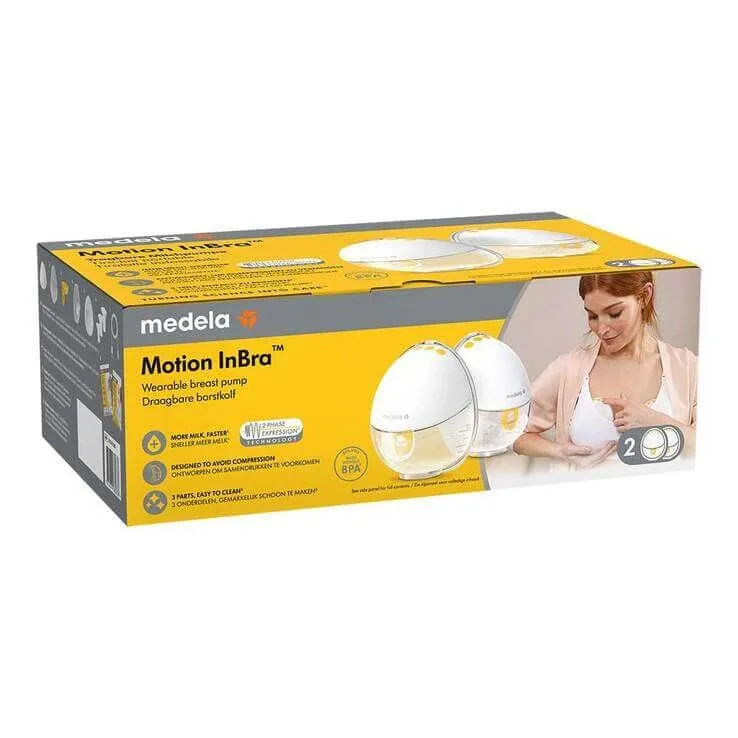 Pompă dublă de lapte Medela Motion Inbra, 1 buc., fără ambalaj — preț și oferte