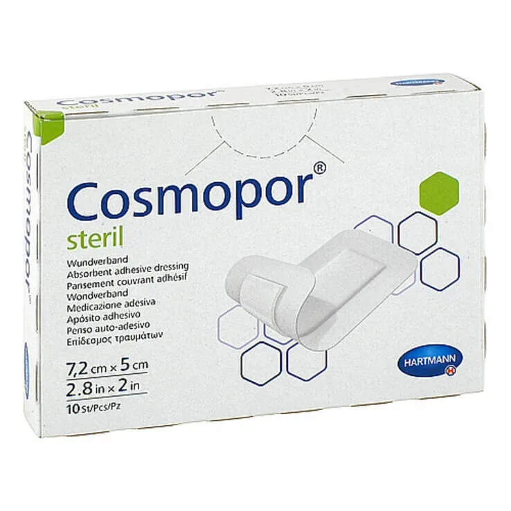 Cosmopor steril 5x7,2 cm, 10 plasturi — preț și oferte