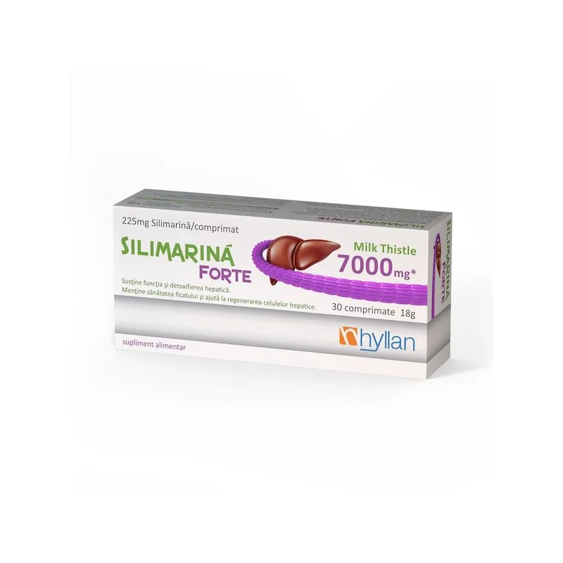 Silimarina Forte 7000 mg, Hyllan Pharma | 30 comprimate — preț și oferte