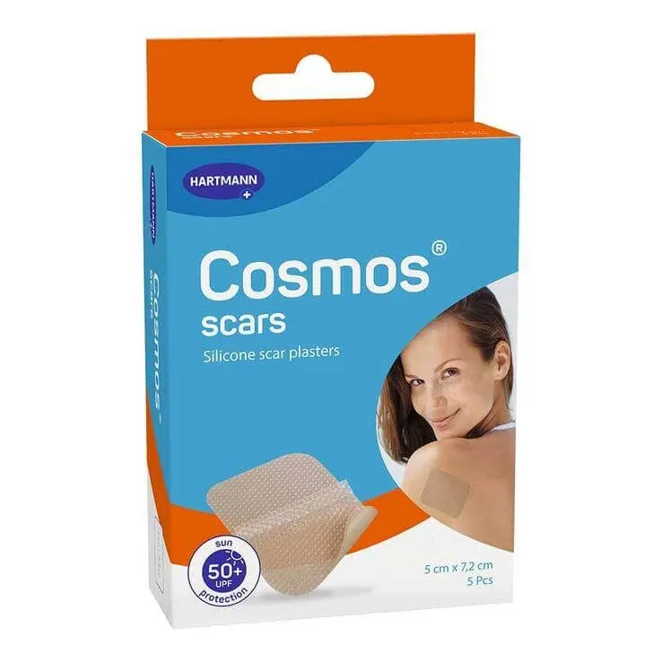 Cosmos Scars – Plasturi pentru cicatrici 5x7,2 cm, pachet de 5 plasturi — preț și oferte