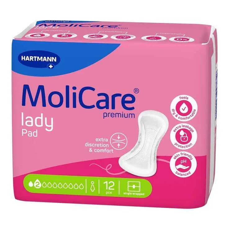 Molicare Premium lady Pad 2 picături, 12 buc. n.v. — preț și oferte