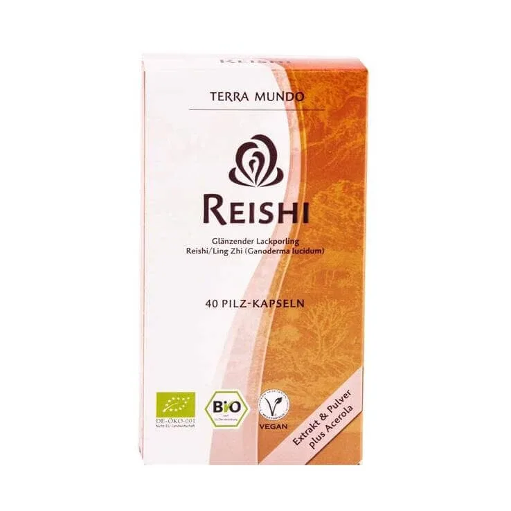 Reishi – ciupercă medicinală, Bio Terra Mundo, capsule, 40 de capsule — preț și oferte