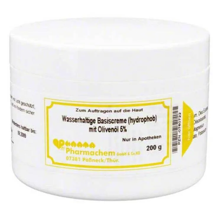 Cremă de bază pe bază de apă cu 5% ulei de măsline, 200 g unguent — preț și oferte