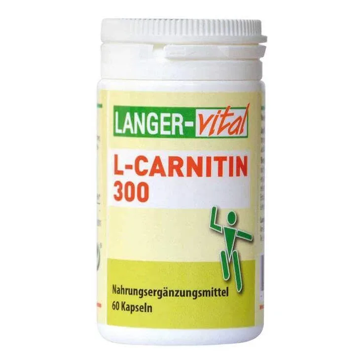 Capsule cu L-carnitină 300 mg, 60 de capsule — preț și oferte