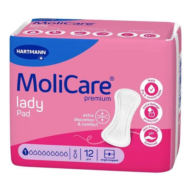 Molicare Premium lady Pad 1 picătură, 12 buc. n.v. — preț și oferte