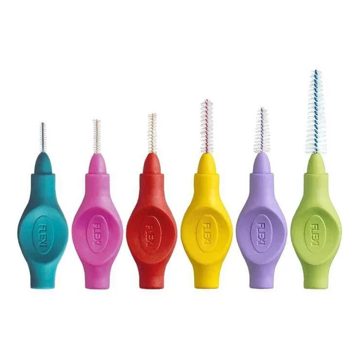 Set de pornire cu periuțe interdentare Tandex Flexi 0,6 - 1,4 / ISO 0 - 7, 6 x 1 buc. periuță de dinți — preț și oferte