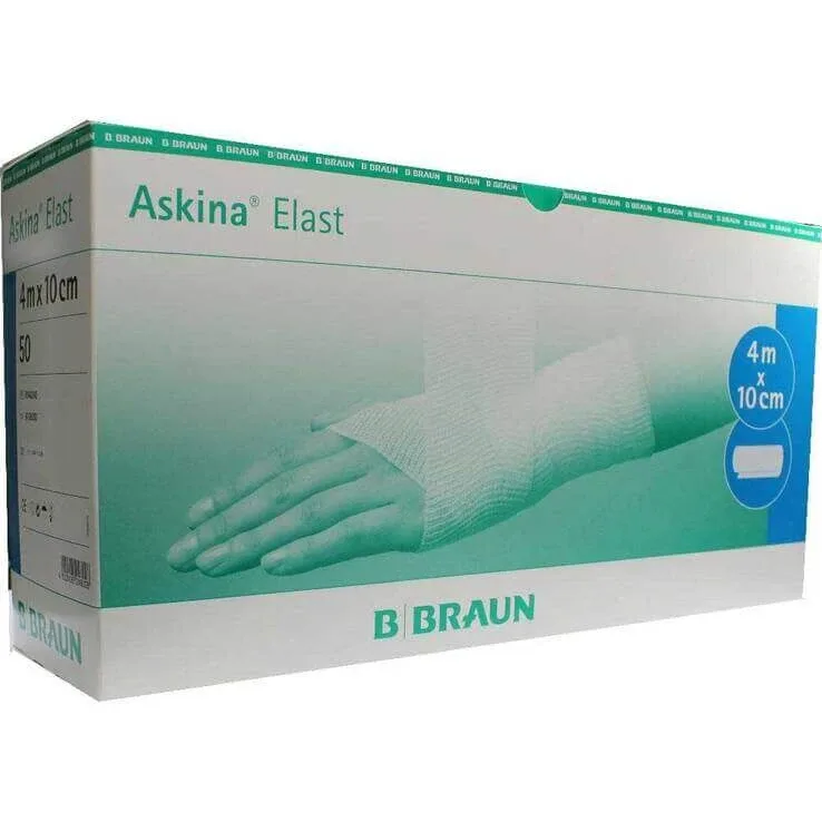 Bandă elastică Askina, 4 m x 10 cm, vrac, 50 de benzi — preț și oferte