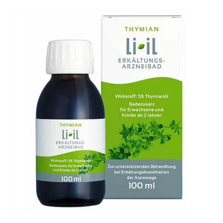 Baie medicinală cu cimbru LI-IL pentru răceală, 100 ml pentru baie — preț și oferte