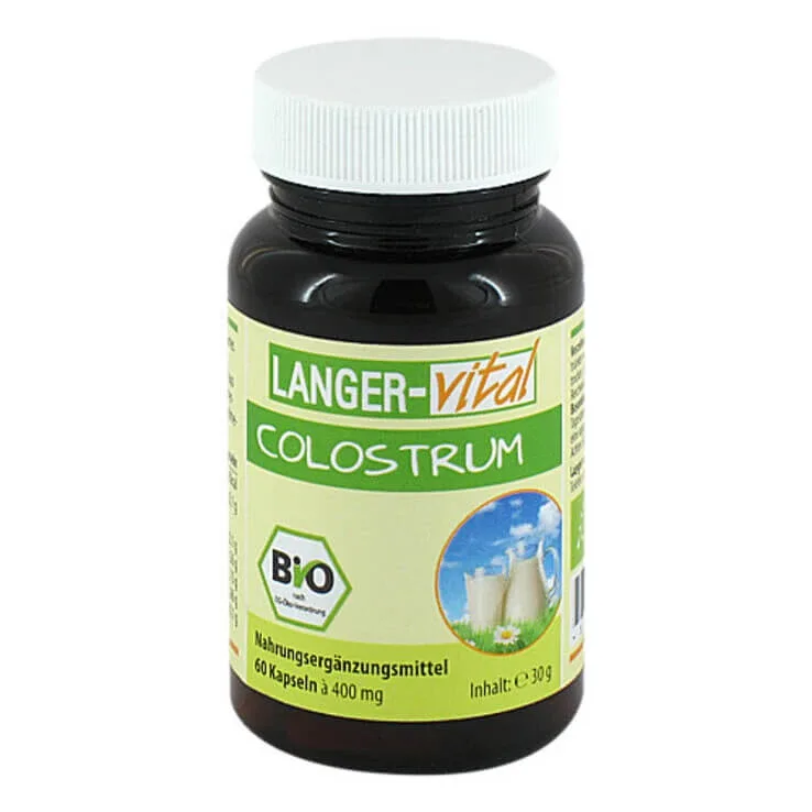 Colostru organic 800 mg / zi, capsule, 60 de capsule — preț și oferte