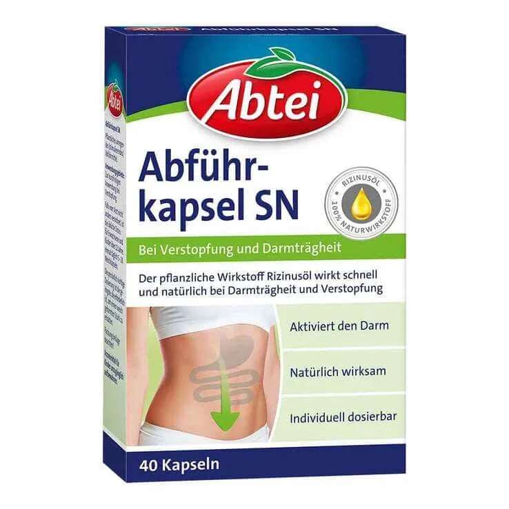 Capsule laxative Abtei SN, 40 de capsule — preț și oferte
