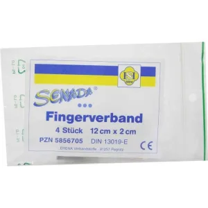 Bandaj pentru degete Senada 2x12 cm, pachet de 12 bucăți