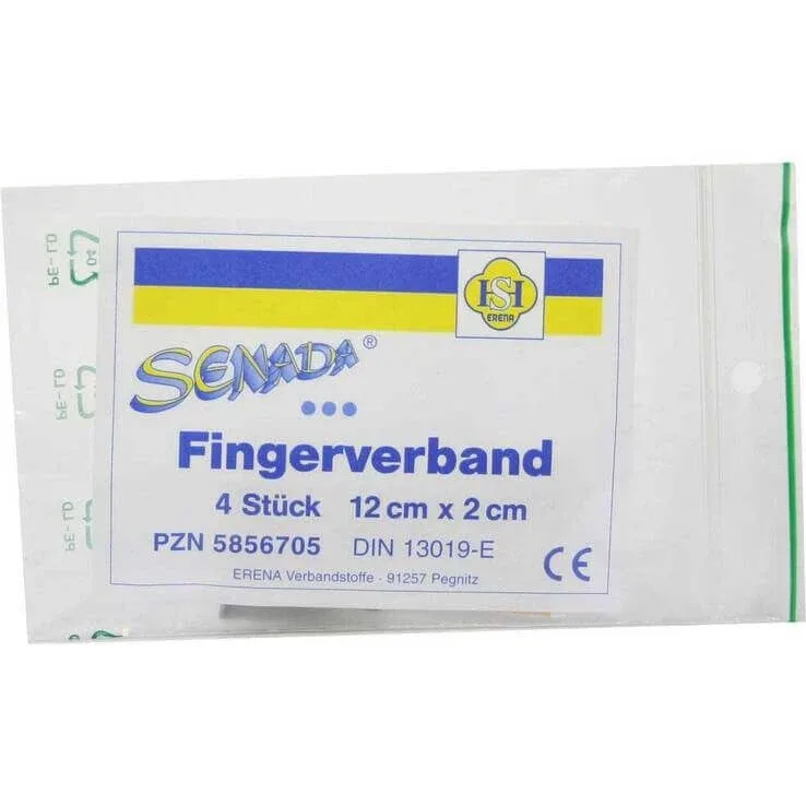 Bandaj pentru degete Senada 2x12 cm, pachet de 12 bucăți — preț și oferte
