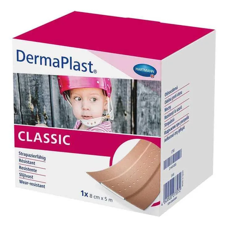 Bandă adezivă Dermaplast Classic 8 cm x 5 m, 1 buc. bandă adezivă — preț și oferte