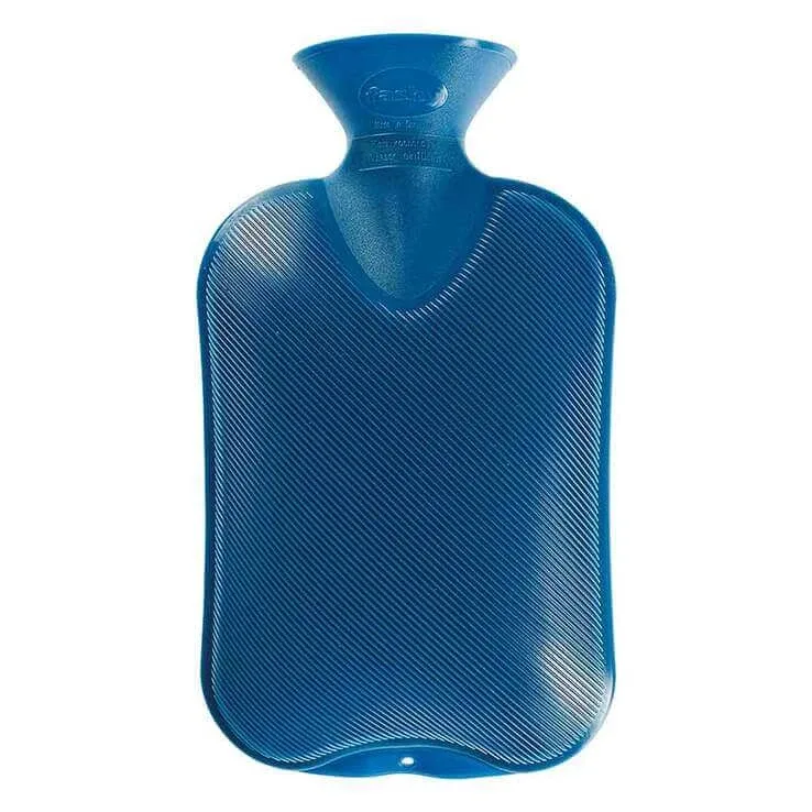 Sticlă cu apă caldă Fashy, model „Halblamelle”, culoare safir, 1 buc., fără precizări — preț și oferte