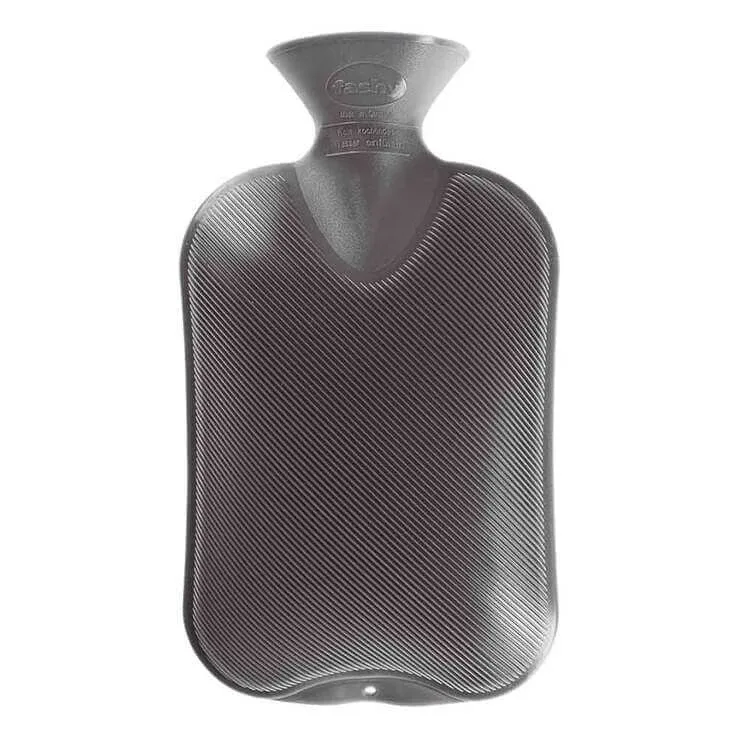 Sticlă cu apă caldă Fashy cu două lamele, culoare antracit, 1 buc. n.v. — preț și oferte