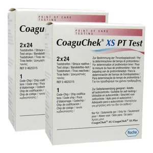 Test Coaguchek XS PT, 2 x 48 de benzi de testare