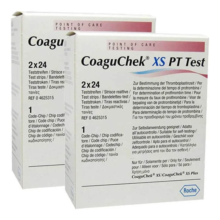 Test Coaguchek XS PT, 2 x 48 de benzi de testare — preț și oferte