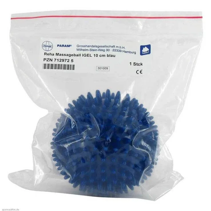 Minge de masaj „Arici”, 10 cm, albastră, 1 buc. n.v. — preț și oferte