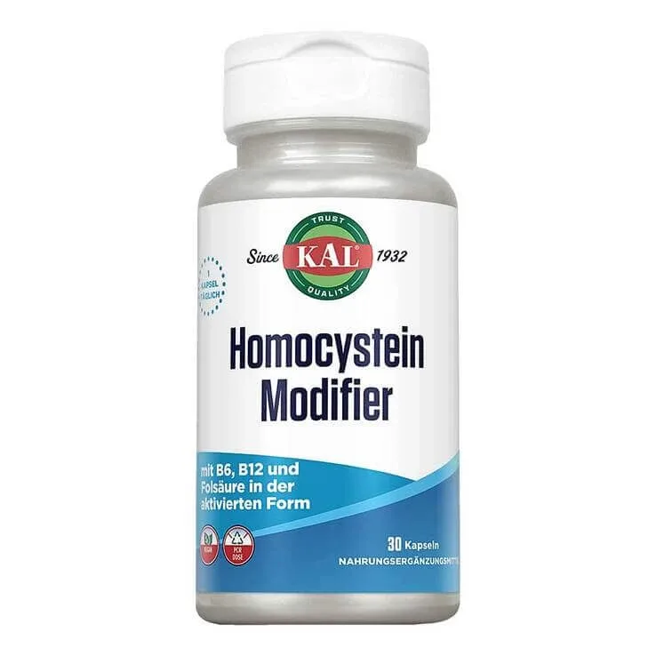 Capsule pentru reglarea nivelului de homocisteină, 30 de capsule — preț și oferte