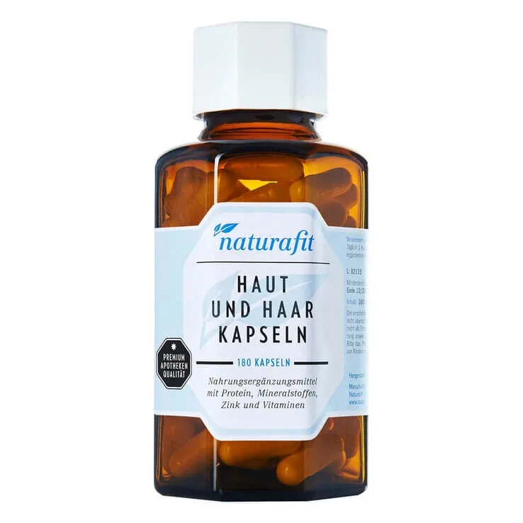 Naturafit – Capsule pentru piele și păr, 180 de capsule — preț și oferte