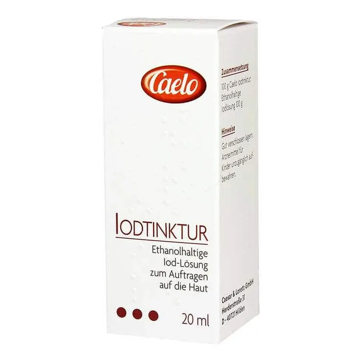 Tinctură de iod Caelo, 20 ml tinctură — preț și oferte