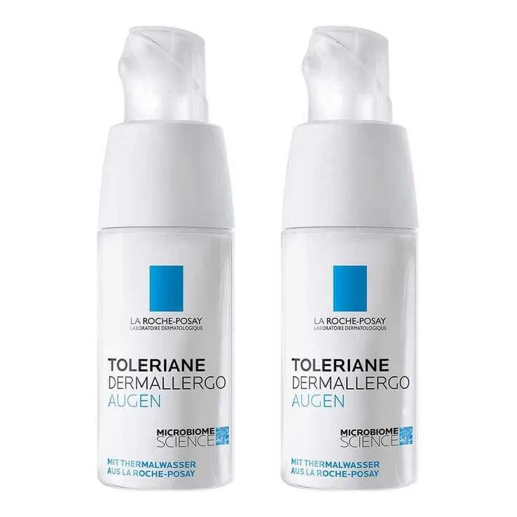 La Roche Posay Toleriane Dermallergo pentru ochi, 2 x 20 ml cremă — preț și oferte