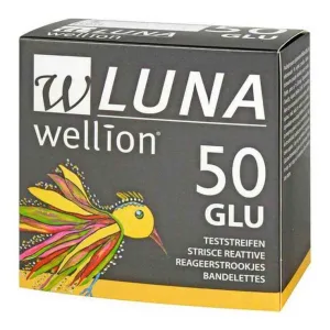 Benzi de testare a glicemiei Wellion Luna, 50 de benzi de testare