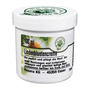 Cremă cu flori de tei pentru pielea uscată, 100 g cremă