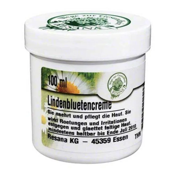 Cremă cu flori de tei pentru pielea uscată, 100 g cremă — preț și oferte