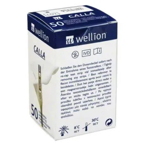 Benzi de testare a glicemiei Wellion Calla, 10 benzi de testare
