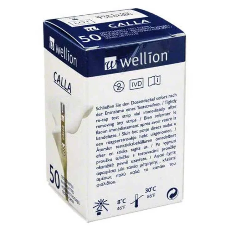 Benzi de testare a glicemiei Wellion Calla, 10 benzi de testare — preț și oferte