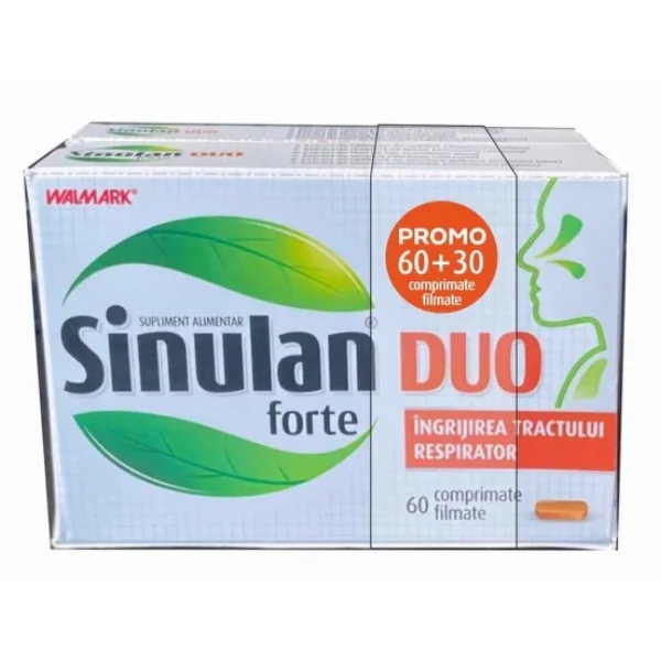 Sinulan Forte Duo, Walmark | 60 + 30 comprimate — preț și oferte