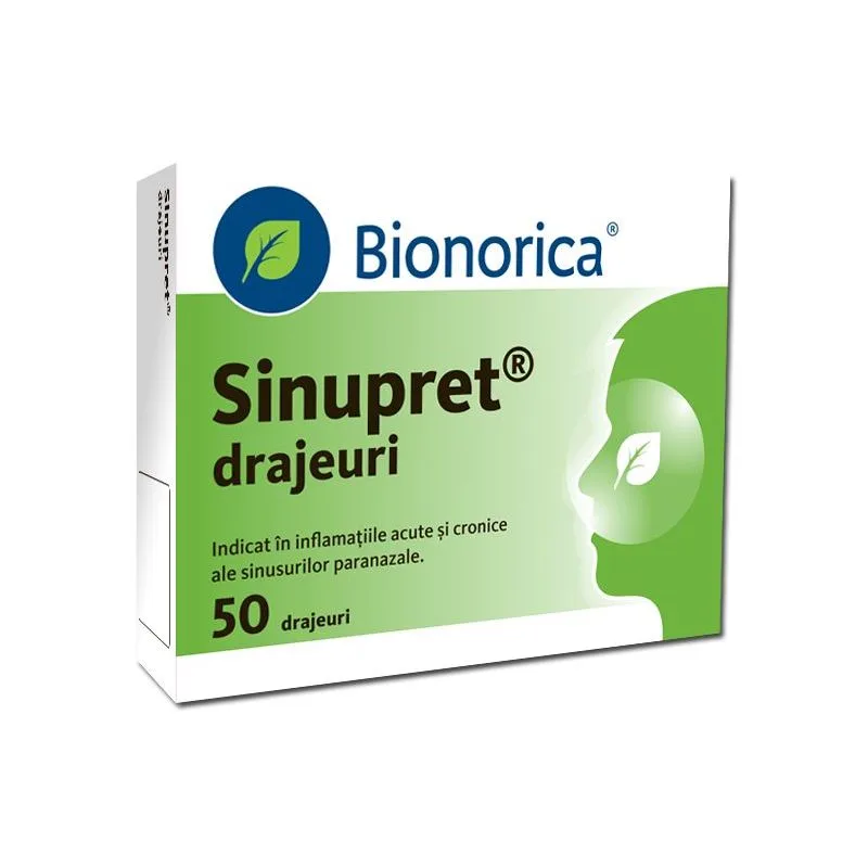 SINUPRET (R) X 50 BIONORICA AG — preț și oferte