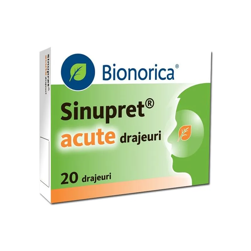 SINUPRET ACUTE X 20 BIONORICA AG — preț și oferte