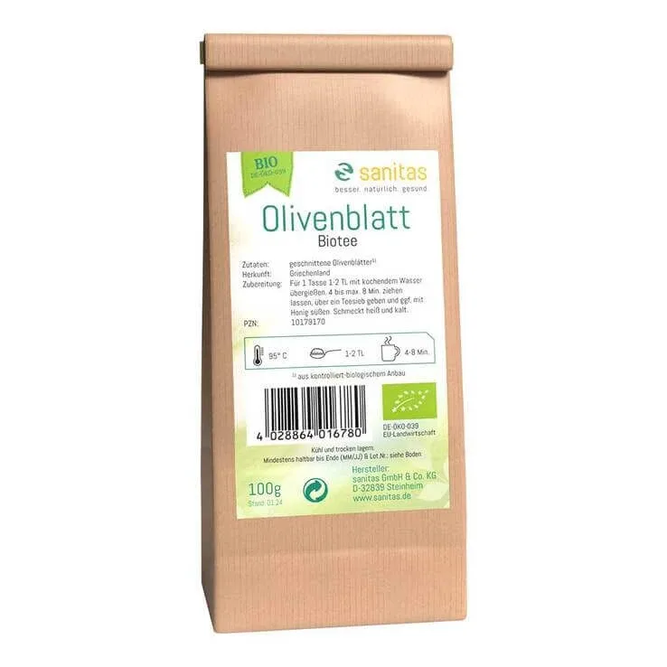 Ceai bio din frunze de măslin, 250 g ceai — preț și oferte