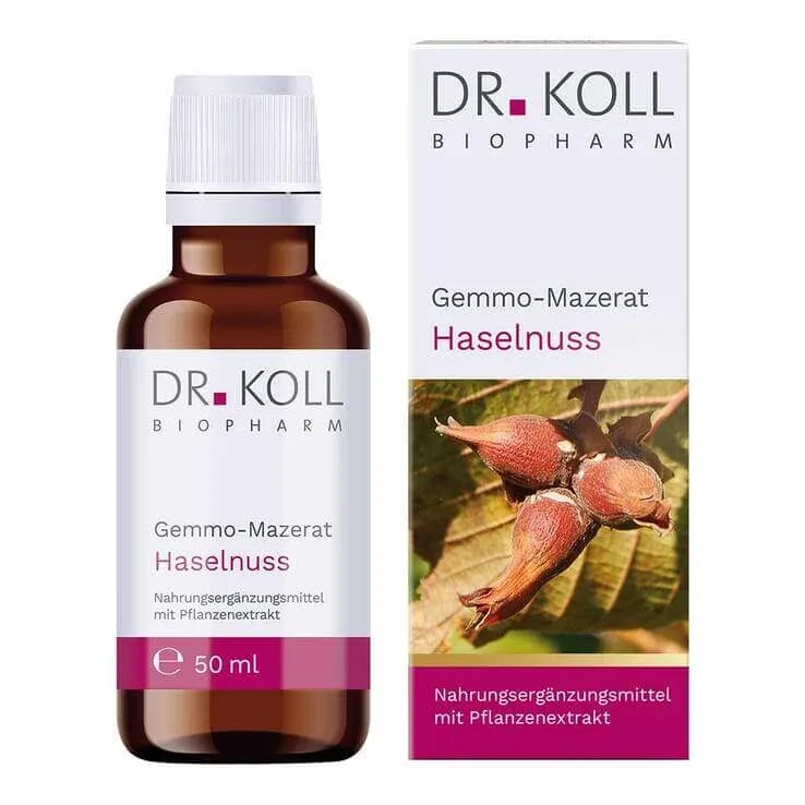 Macerat gemmofit de alune Dr. Koll Corylus avellana, picături, 50 ml picături — preț și oferte