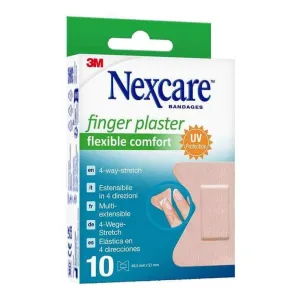 Nexcare Plasturi pentru degete, confortabili și flexibili, 6x10 cm, pachet de 10 plasturi