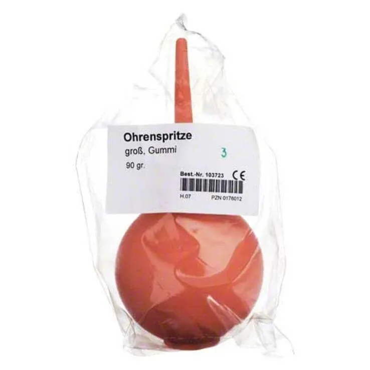 Seringă pentru urechi, mare, 90 g cauciuc, 1 buc. seringi — preț și oferte