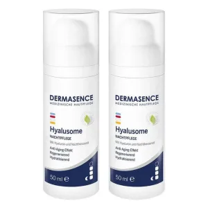 Dermasence Hyalusome Cremă de îngrijire de noapte, 2x50 ml cremă de noapte