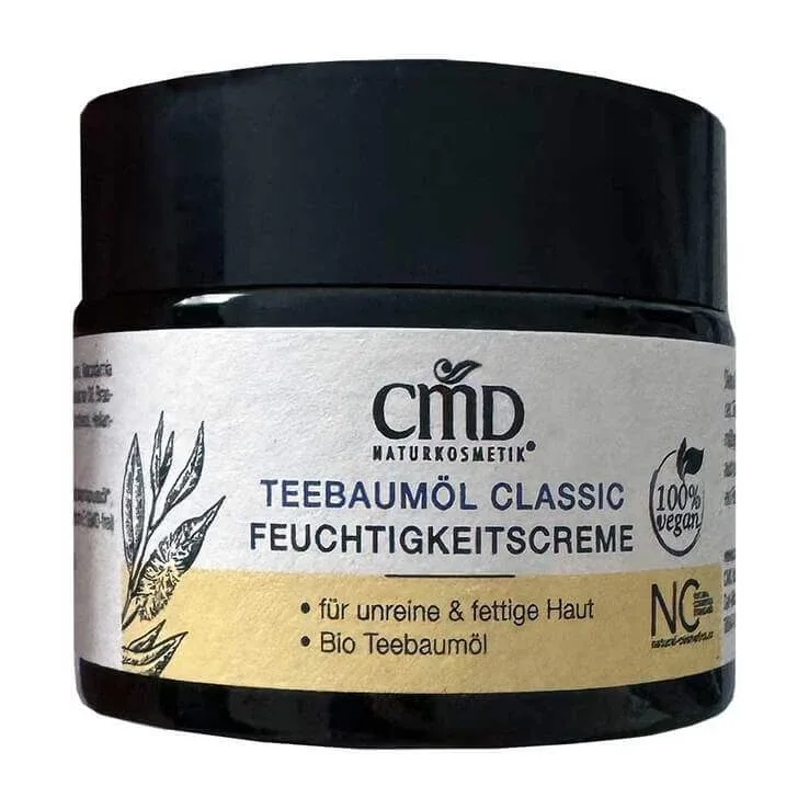 Cremă hidratantă cu ulei de arbore de ceai CMD, 50 ml cremă — preț și oferte