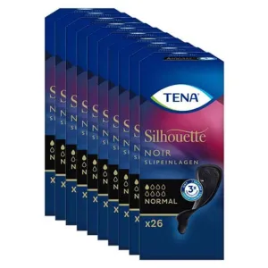 TENA® Silhouette NOIR – Absorbante pentru incontinență, 10 x 26 buc., fără valoare nominală